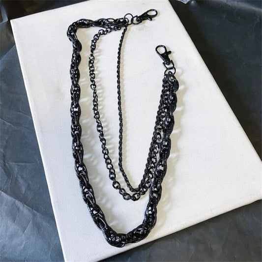 Rock Punk Pants Chain Waist Chain Wallet Chain Keychain Personality Male Hip Hop Style Antique Decoration Trend Accessories