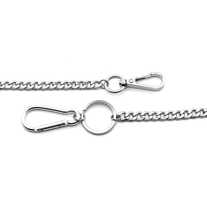 45cm Stainless Steel Punk Hip-hop Trendy Belt Waist Key Ring Trouser Chain Male Pants Chain Men Jeans Punk Wallet Chain gift