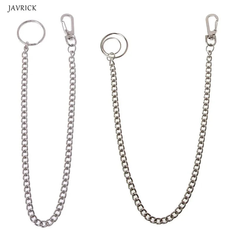 Hip Hop Pants Chain Secure Travel Wallet Chain Heavy Duty Jeans Link Coil Leash