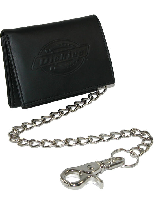 Stylish Trifold Wallet for Men with Metallic Chain - Perfect for Everyday Use