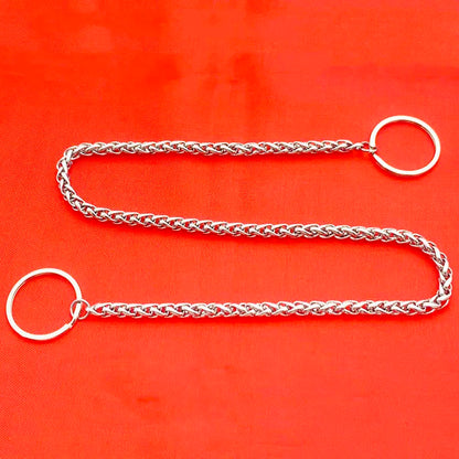 Fashion Necklace Stainless Steel Long Metal Wallet Chain Leash Pant Jean Keychain Ring Clip Men's Hip Hop Jewelry