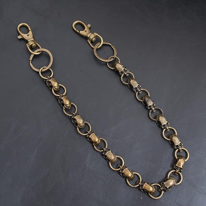PINKPIN Wallet Chains for Men Pants Chain Jean Chains Belt Chain Biker Chain Skull Chains Halloween Costumes for Men Biker Chain Punk Heavy Goth Accessories