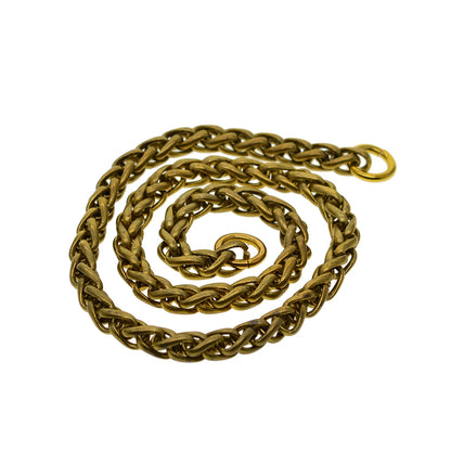 viking Punk biker Fine solid brass 6 mm thick Itlay Basket snake chain necklace wallet jean FOB keychains chain  DIY