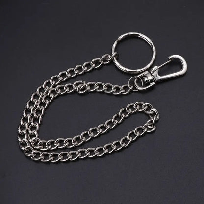 Hip Hop Pants Chain Secure Travel Wallet Chain Heavy Duty Jeans Link Coil Leash