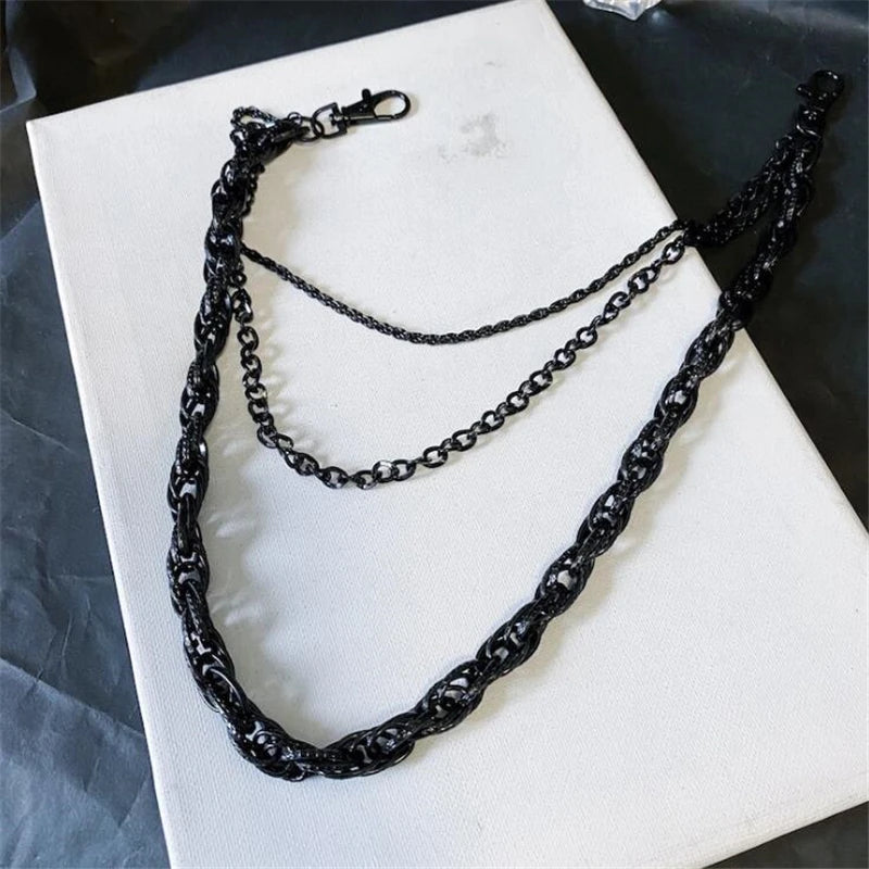 Rock Punk Pants Chain Waist Chain Wallet Chain Keychain Personality Male Hip Hop Style Antique Decoration Trend Accessories