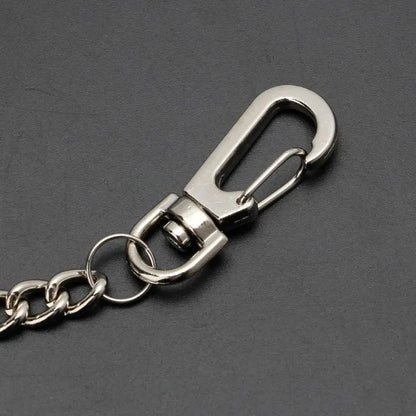 Hip Hop Pants Chain Secure Travel Wallet Chain Heavy Duty Jeans Link Coil Leash